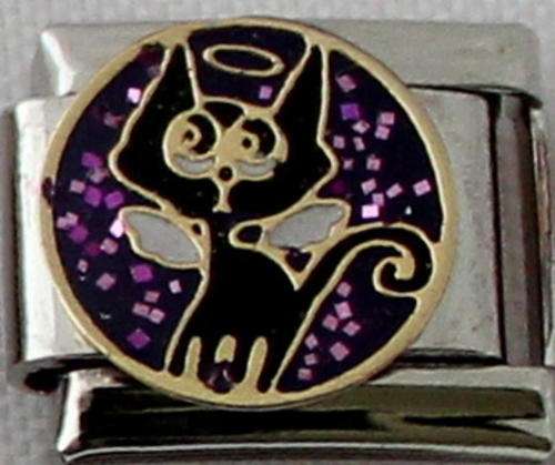 Italian charms - Angel Cat (Fits Nomination)
