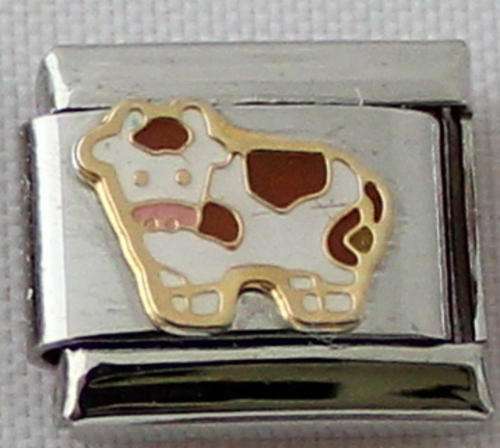 Italian charms (Fits Nomination) - Hello Kitty Cow