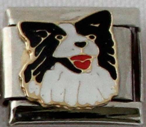 Wholesale Italian charms (Fits Nomination) - Border Collie (Pack of 10)