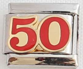 Italian charms (Fits Nomination) - Number 50