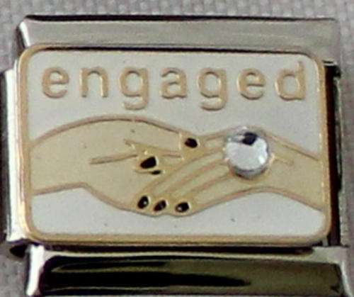 Italian charms (Fits Nomination) - Engaged