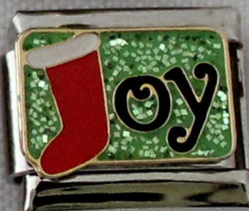 *CHRISTMAS SPECIAL* -Italian charms - Joy (Fits Nomination)