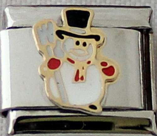 *CHRISTMAS SPECIAL* -Italian charms - Snowman (Fits Nomination)