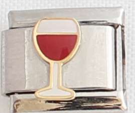 Italian charms (Fits Nomination) - Wine Glass