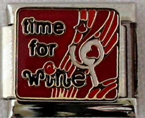 Italian charms - Time for Wine (Fits Nomination)