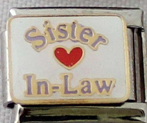 Italian charms (Fits Nomination) - Sister-in-Law