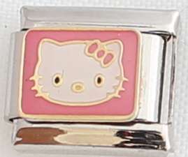 Italian charms - Hello Kitty Pink (Fits Nomination)