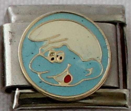 Italian charms - Smurf (Fits Nomination)