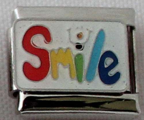 Italian charms - Smile Colour (Fits Nomination)