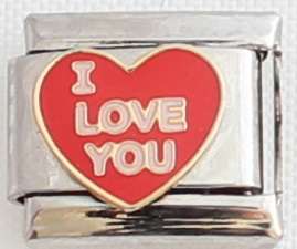 Italian charms (Fits Nomination) - I Love You