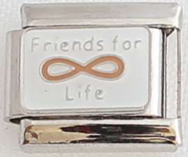 Wholesale Italian charms (Fits Nomination) - Friends for Life (Pack of 10)
