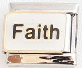 Italian charms (Fits Nomination) - Faith