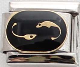 Italian charms (Fits Nomination) - Zodiac Pisces