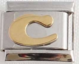 Italian charms - Letter C (Fits Nomination)