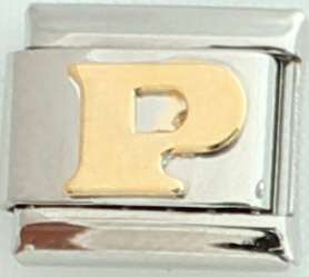 Italian charms (Fits Nomination) - Letter P