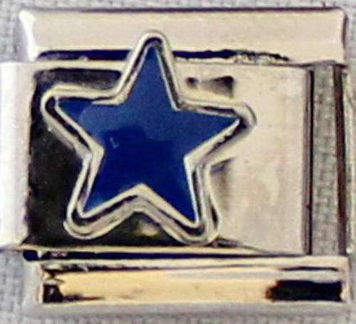 ***SALE*** Italian charms - Blue star (Fits Nomination)