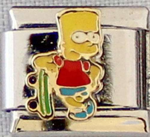 Italian charms - Bart Simpson (Fits Nomination)