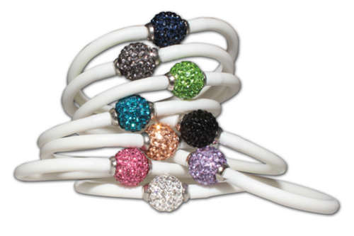 ChoobZ Bracelet (+- 20cm) and 10mm Crystal Bead + 2 sliders