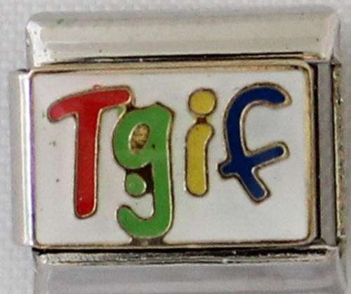 Italian charms - TGIF (Fits Nomination)
