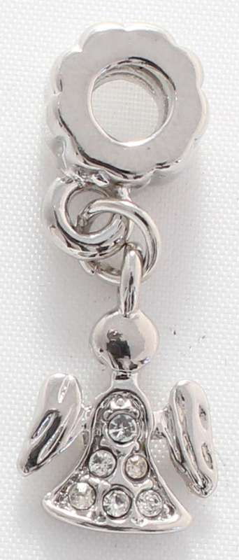 European Charm - Dangle Angel Metal Charm