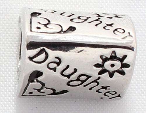 New Pandora style/European Daughter Metal Charm