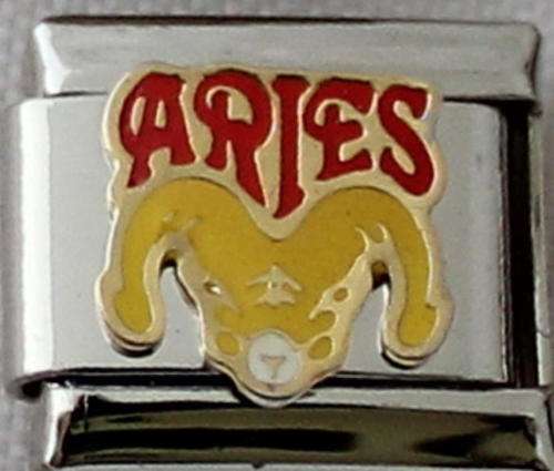 *CHRISTMAS SPECIAL* -Italian charms - Aries Colour (Fits Nomination)