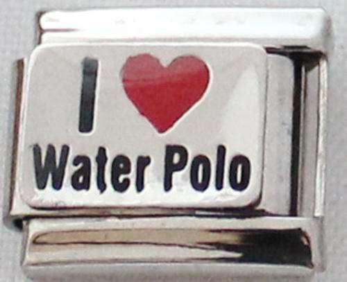 *Easter Special* - Italian charms - I Love Waterpolo (Fits Nomination)