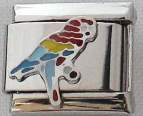 **Christmas Special** Italian charms - Parrot (Fits Nomination)