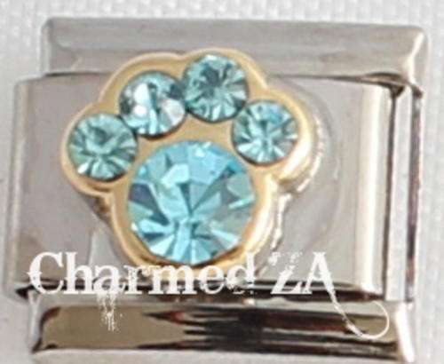 Italian charms - Paw Birthstone March (Fits Nomination)