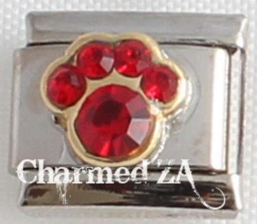 *September SPECIAL* Italian charms - Paw Birthstone July (Fits Nomination)