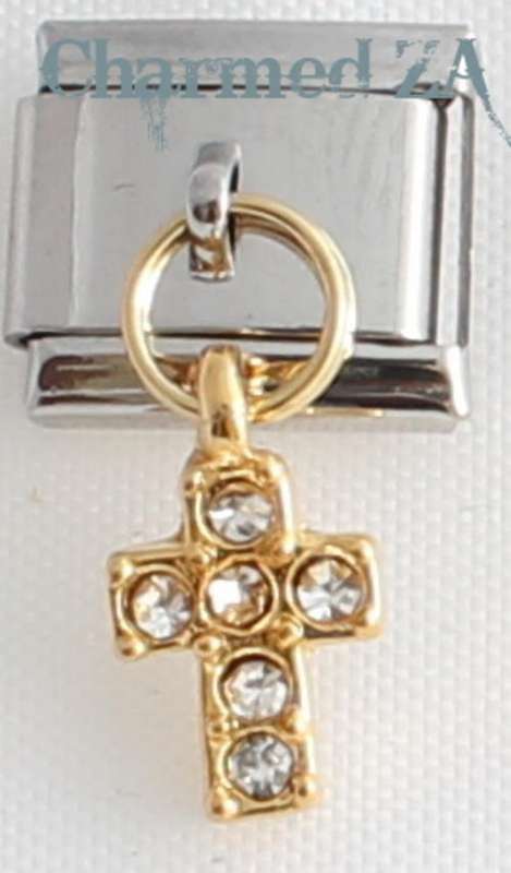 Italian charms - Dangle Cross (Fits Nomination)