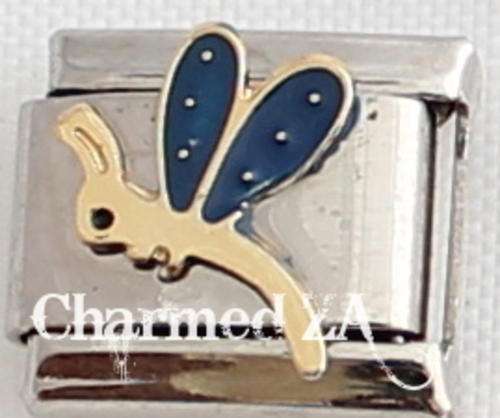 *MARCH SPECIAL* Italian charms - Blue Dragonfly (Fits Nomination)