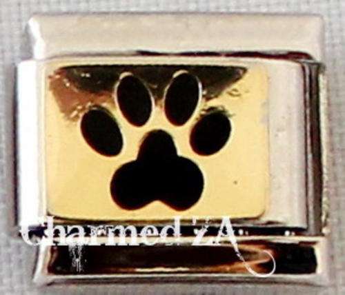 Italian charms - Black paw (Fits Nomination)