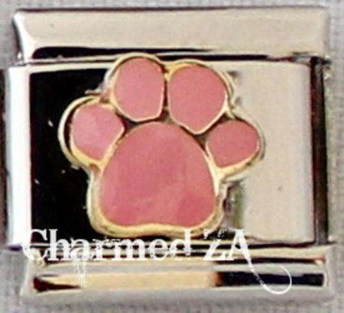 Italian charms - Pink paw (Fits Nomination)