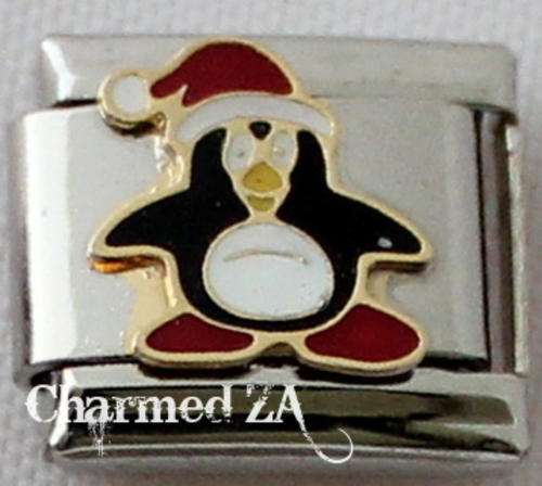 *Christmas Special* Italian charms - Christmas Penguin (Fits Nomination)