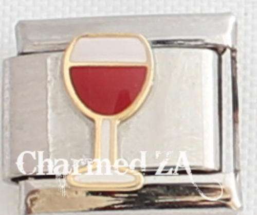 Italian charms - Wine Glass (Fits Nomination)