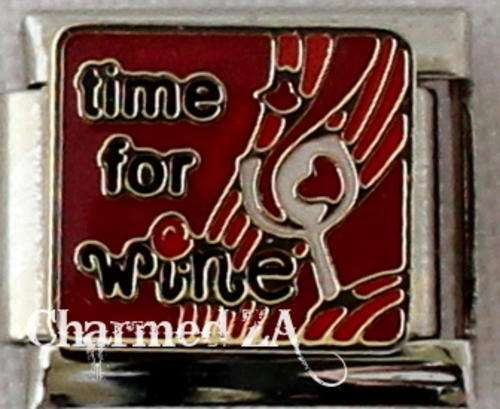 Italian charms - Time for Wine (Fits Nomination)