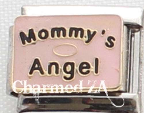 Italian charms - Mommy's Angel Pink (Fits Nomination)