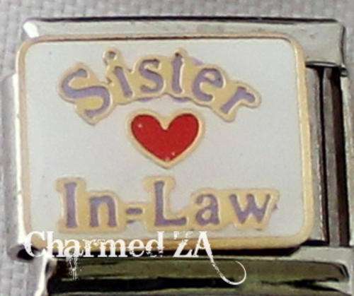 Italian charms - Sister-in-Law (Fits Nomination)