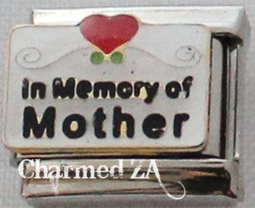 Italian charms - In Memory of Mother (Fits Nomination)