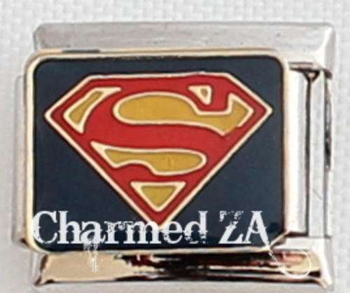 Italian charms - Superman (Fits Nomination)