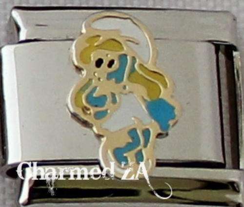 Italian charms - Smurfette (Fits Nomination)