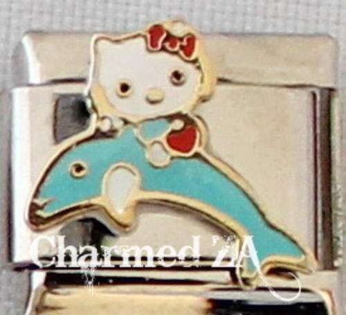 Italian charms - Hello kitty dolphin (Fits Nomination)
