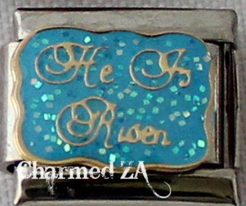 *Christmas Special* Italian charms - He is Risen (Fits Nomination)