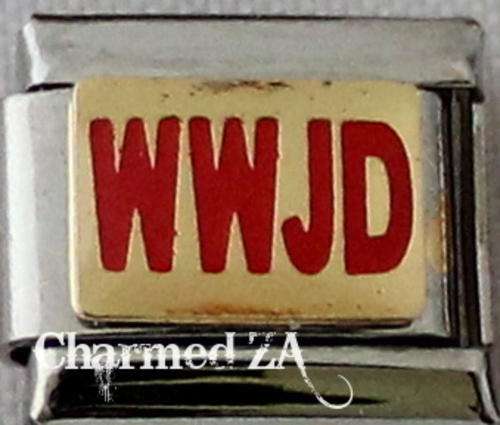 Italian charms - WWJD (Fits Nomination)