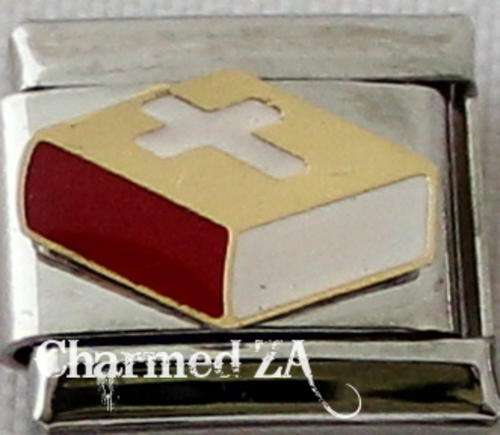 Italian charms - Gold Bible (Fits Nomination)