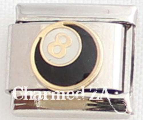 *Christmas Special* Italian charms - 8 Ball (Fits Nomination)
