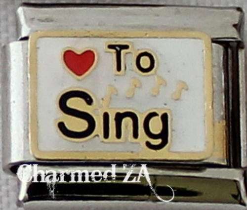 **Christmas Special - Italian charms - Love to Sing (Fits Nomination)