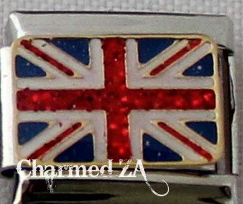 *Christmas Special* Italian charms - Union Jack (Fits Nomination)