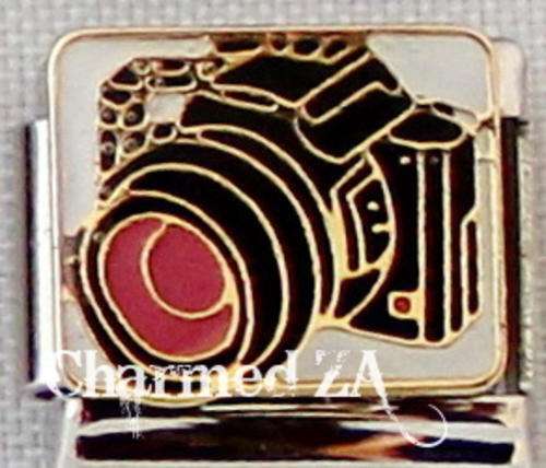 Italian charms - Black camera (Fits Nomination)